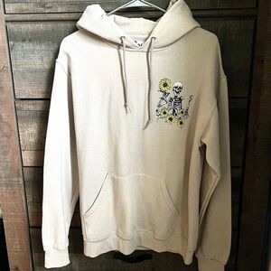 Sunflowers & Skeleton Hoodie